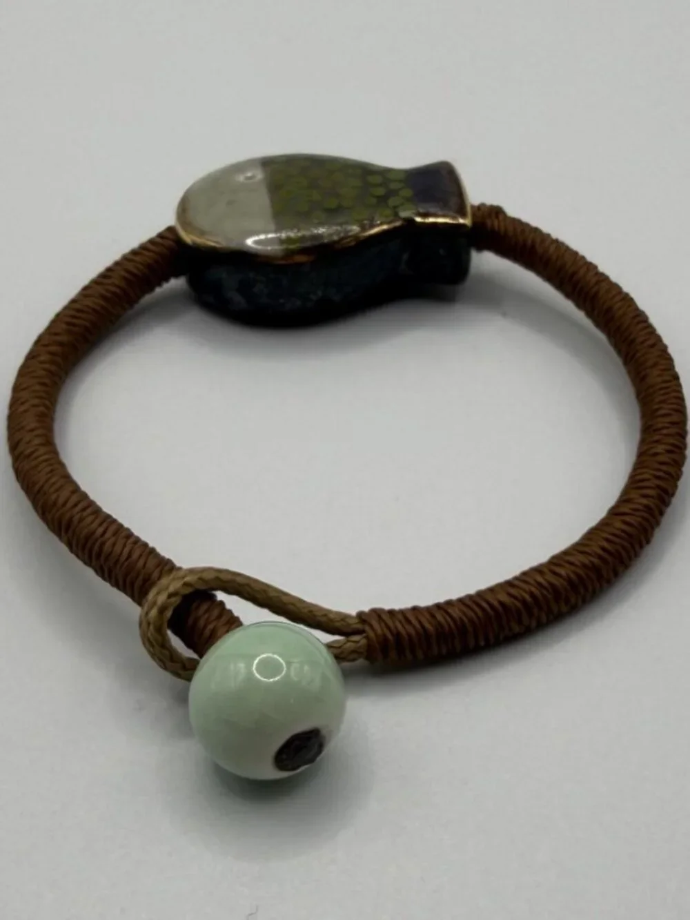 Ceramic Fish Bracelet with Jewelry Dish woman/Girl